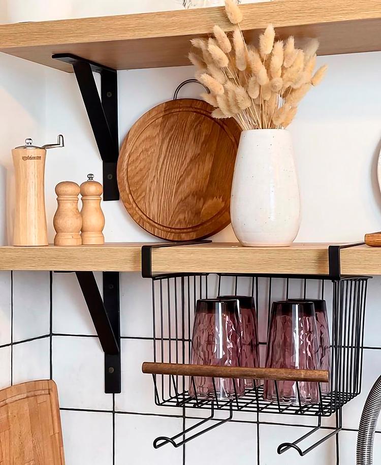 Корзина под полку Garret металлическая (110006) - фото 2