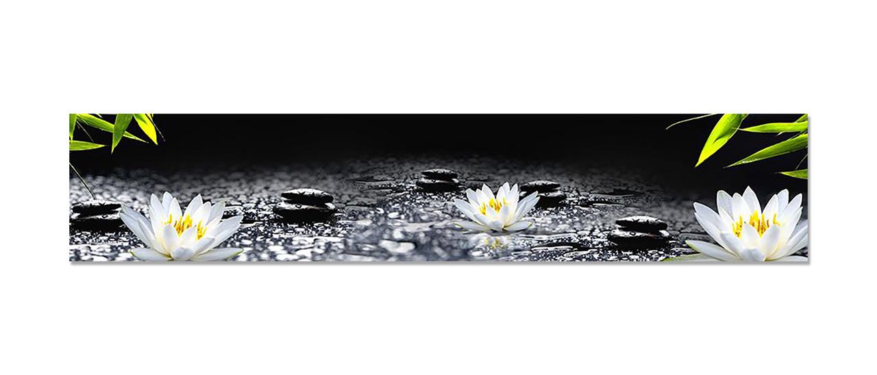 Наклейка виниловая 3D Zatarga Лотосы и Роса 600х3000 мм (1274515378)