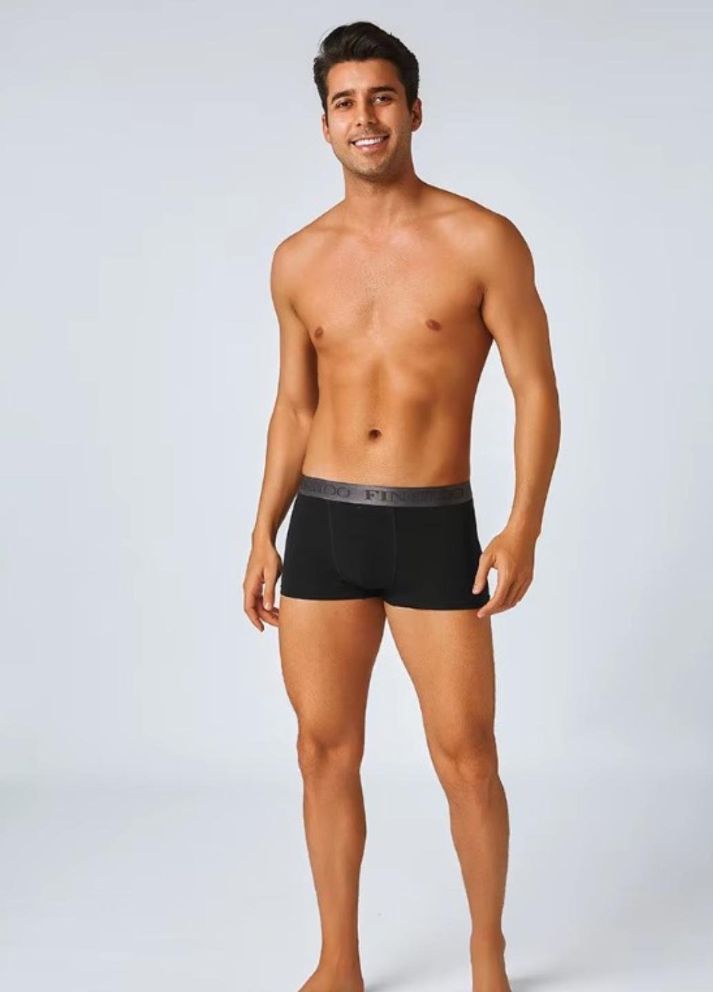 Трусы мужские хлопчатобумажные Extra Comfort Черный (1672-48-04)