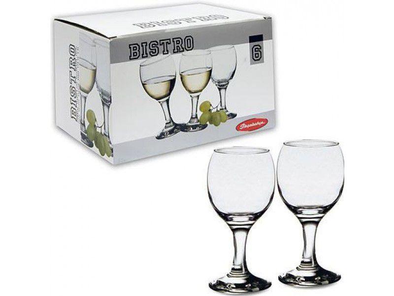 Набір келихів для вина Pasabahce Bistro 175 мл 6 шт. (44415) - фото 3 Набір келихів для вина Pasabahce Bistro 175 мл 6 шт. (44415) - фото 3