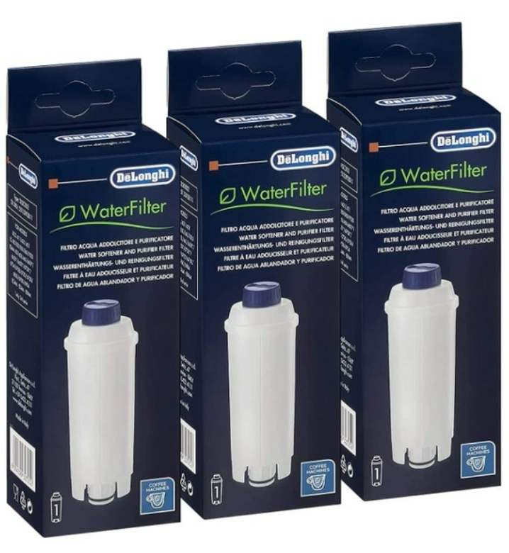 Фильтр очистки воды для кофеварки DeLonghi DLS C002 5513292811 3 шт.