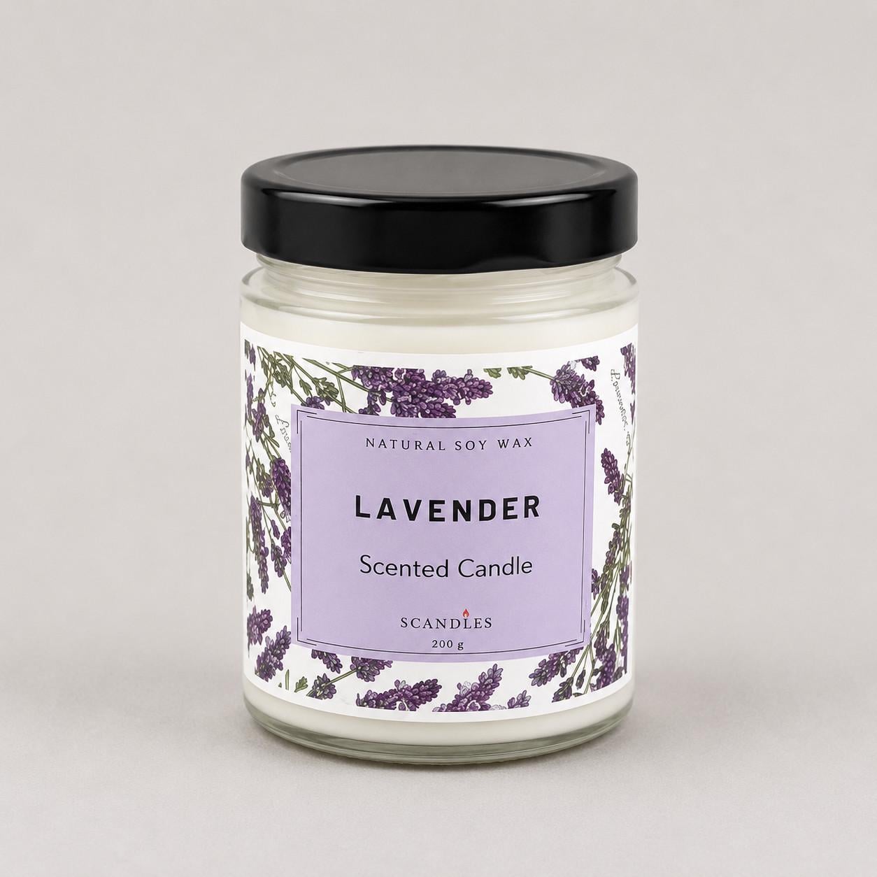 Ароматическая соевая свеча Major Gift Lavender