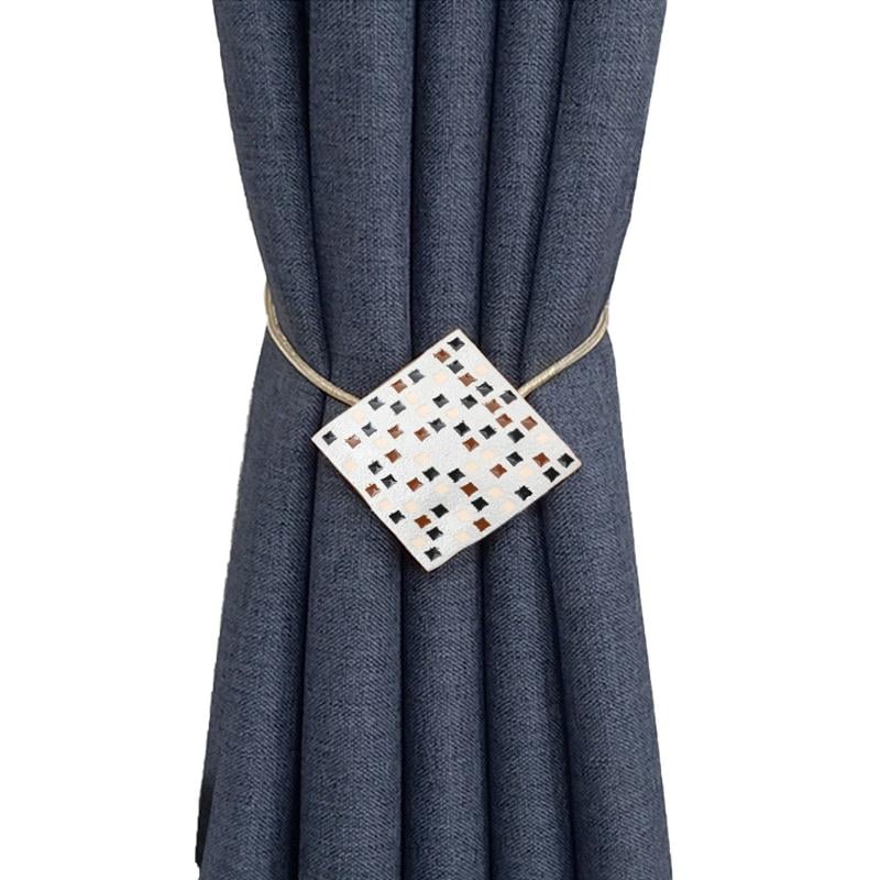 Магніт для штор TyulPan 5х5 см вінтаж Світло-сірий