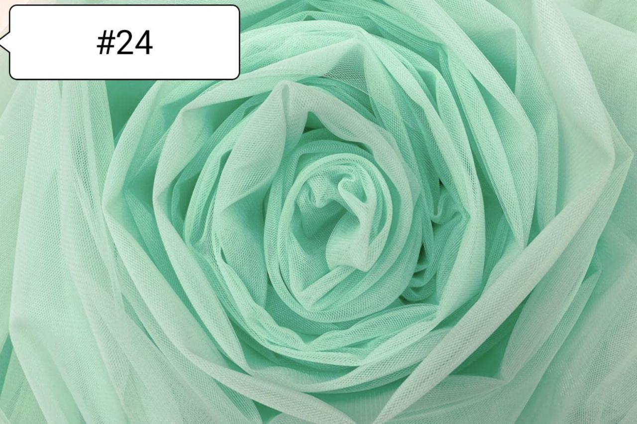 Ткань евросетка №24 Мятный (1731501487)