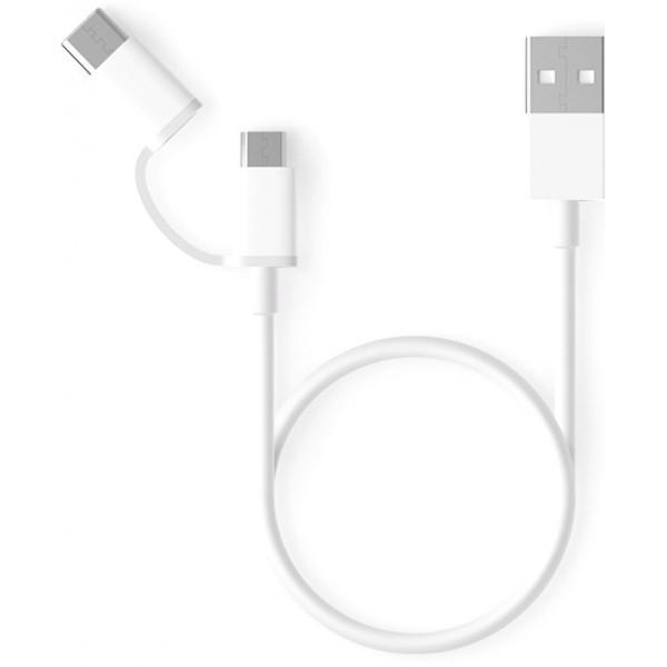 Кабель 2 в 1 ZMI Type-C to microUSB (AL511)