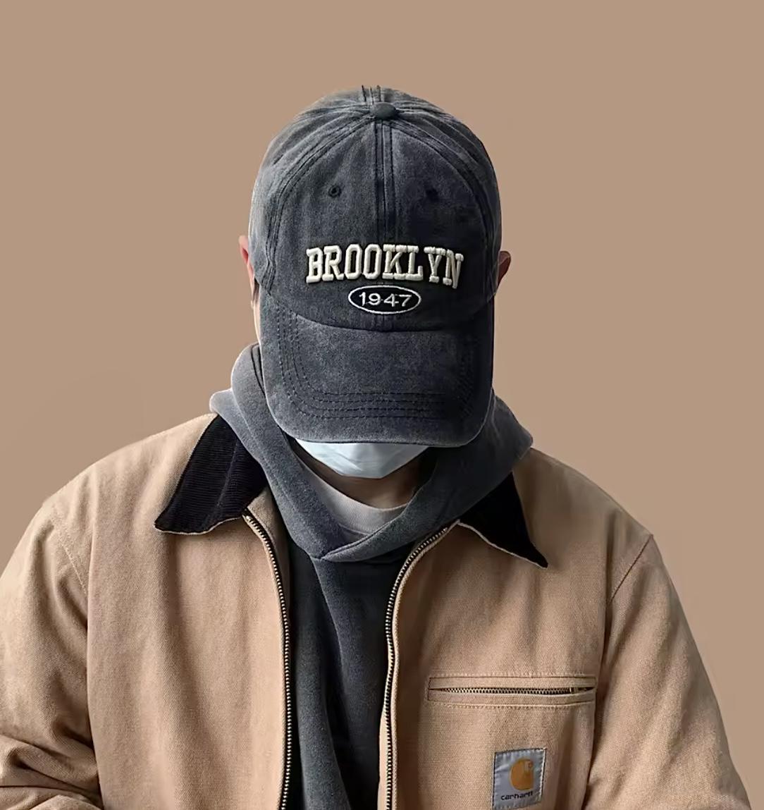 Кепка унісекс Wuke логотип Brooklyn 1947 з вигнутим козирком One size Чорний (B737) - фото 4 Кепка унісекс Wuke логотип Brooklyn 1947 з вигнутим козирком One size Чорний (B737) - фото 4