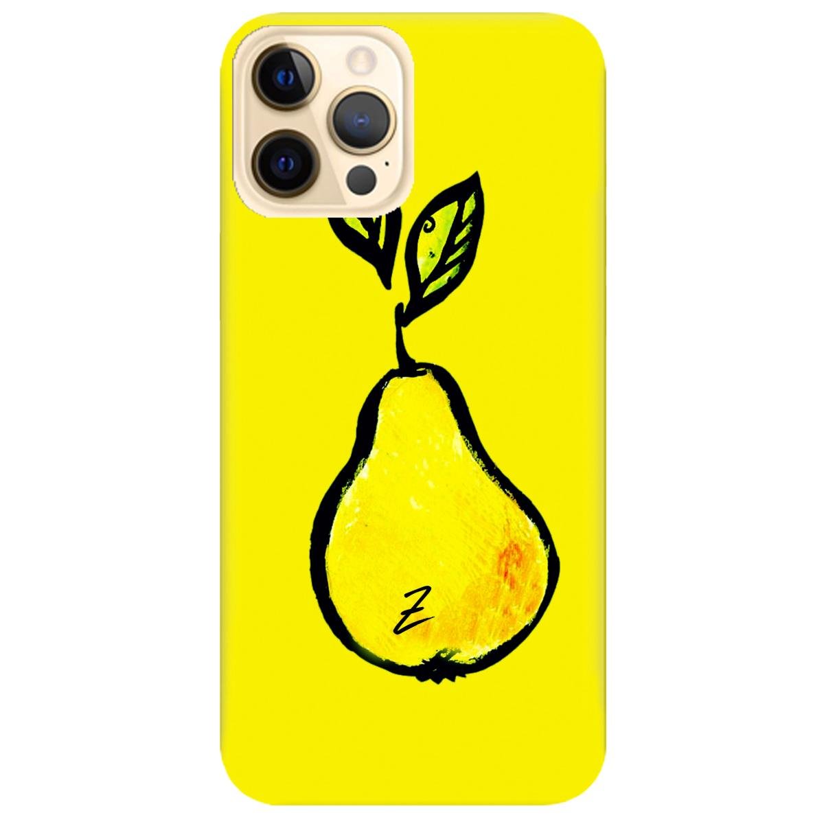 Силиконовый чехол Zorrov для Apple iPhone 12 Pro Max - Pear (14060040182088196)