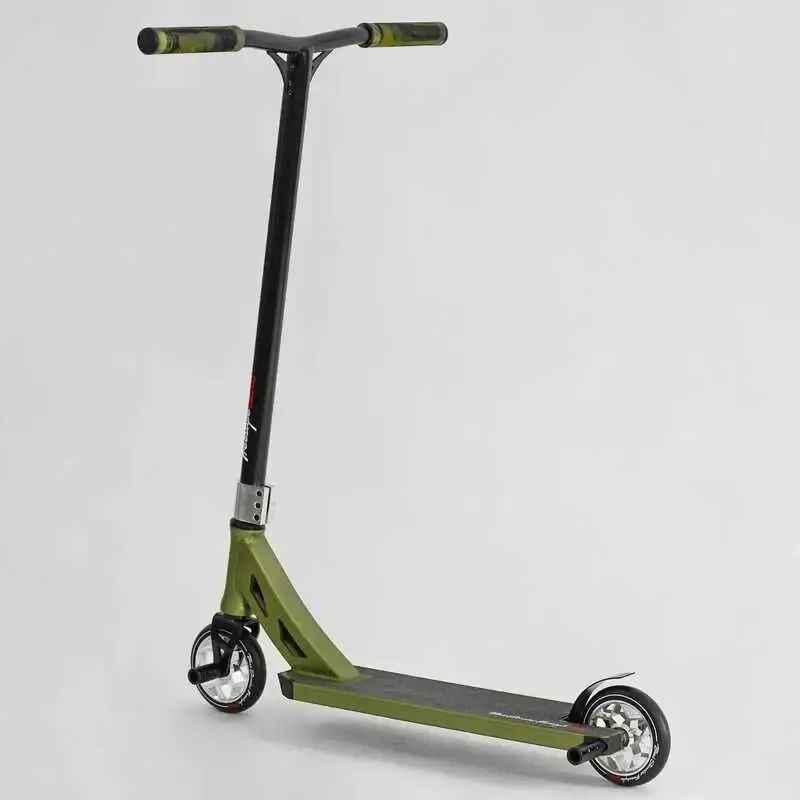 Самокат трюковый Best Scooter N-56307 Freestyle HIC-система с пегами алюминиевый диск и дека (11720276) - фото 2