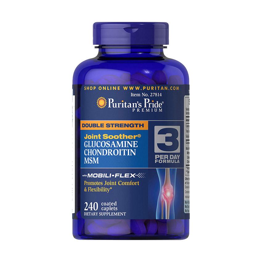 Витамины Glucosamine/Chondroitin MSM Double Strength Joint Soother 240 каплет