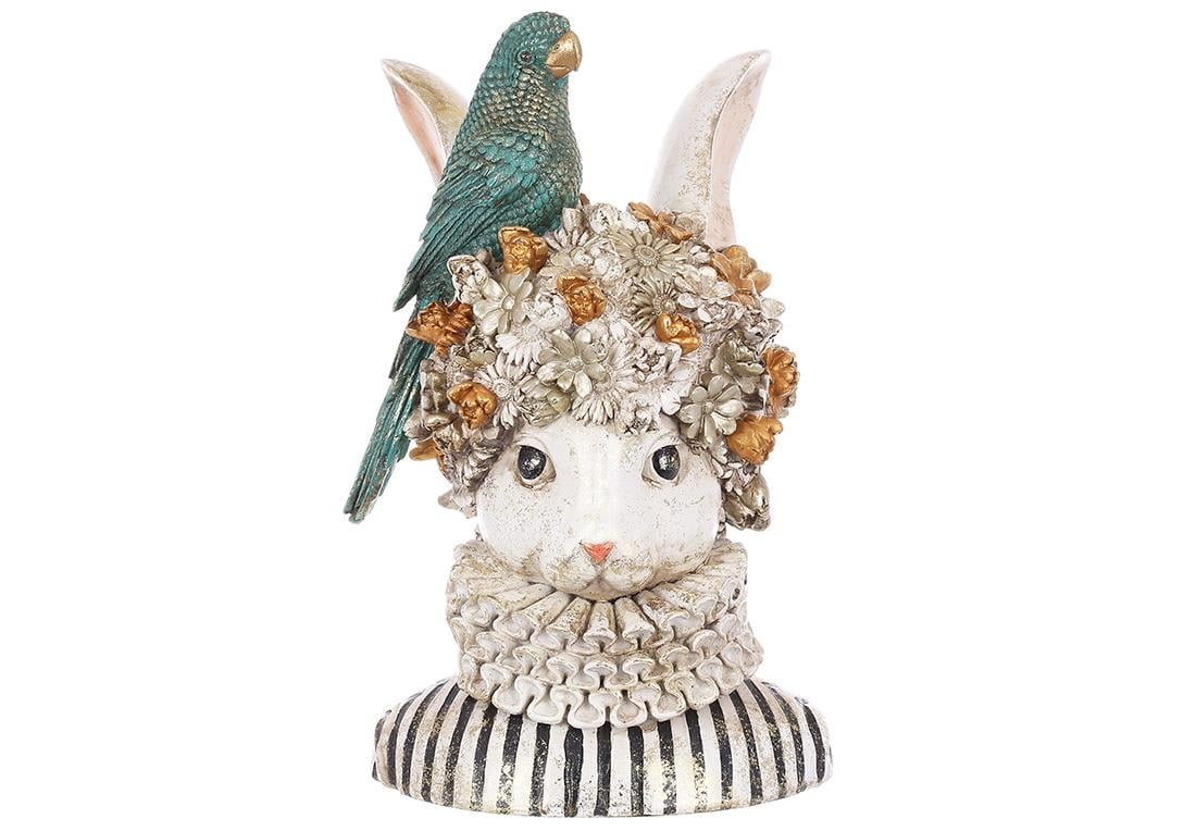 Статуэтка BonaDi Кролик с попугаем 21х18х35 см (419-313)