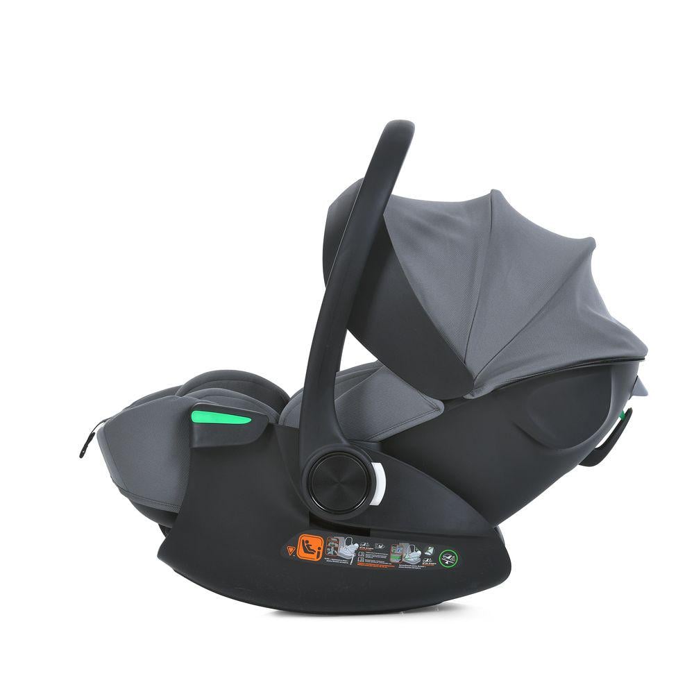 Автокрісло-бебікокон El Camino i-FLOW i-SIZE R129 для зросту 40-87 см 3-точкове з боковим захистом Сірий (30329186) - фото 5