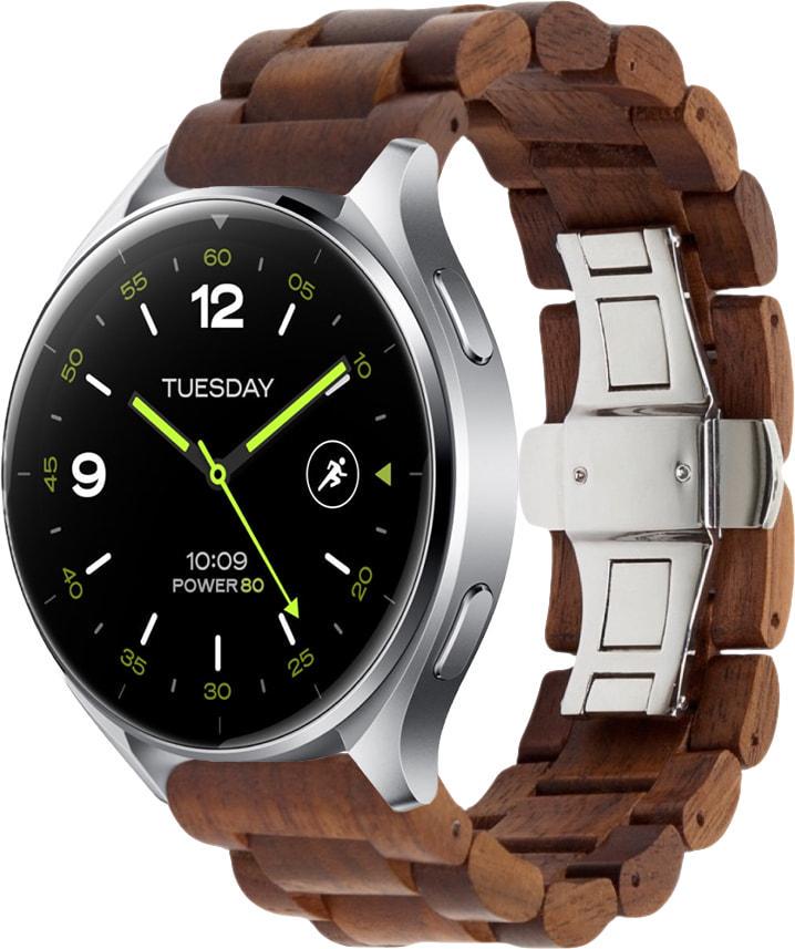 Ремешок деревянный WoodLock для Xiaomi Watch 2/2 Pro Brown (37176-30)