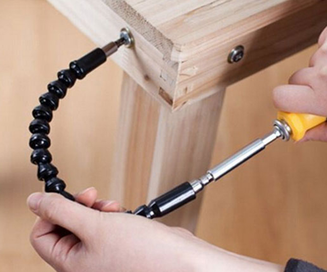 Універсальний подовжувач Snake BIT гнучкий для шуруповерта з викруткою і набором біт SB48 - фото 5 Універсальний подовжувач Snake BIT гнучкий для шуруповерта з викруткою і набором біт SB48 - фото 5