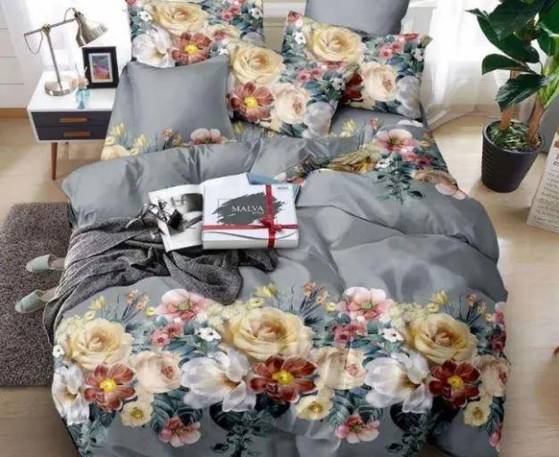 Комплект постільної білизни Мальва Бязь сімейний 150x220 см 70х70 см/2 шт. (Н0799)