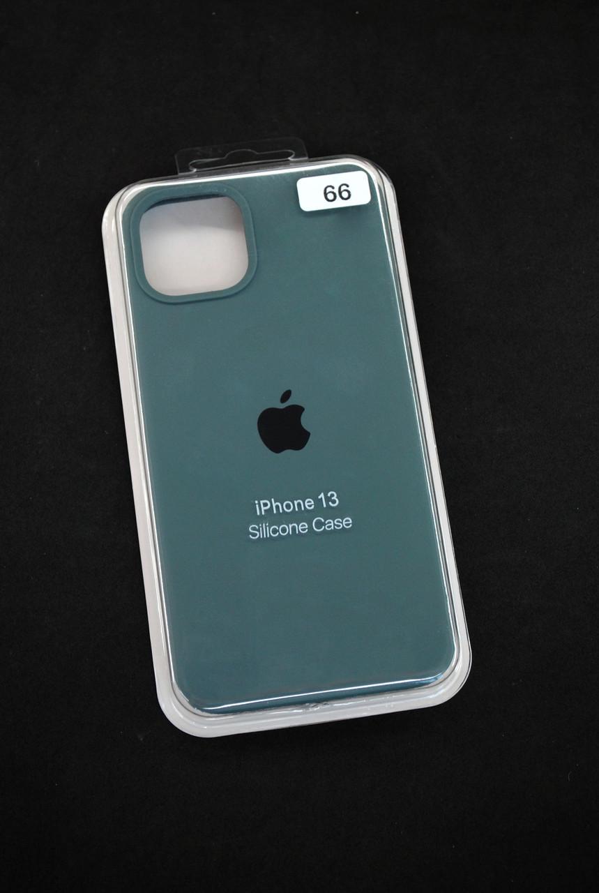 Чохол для телефону iPhone 13 Silicone Case FULL №66 pine green