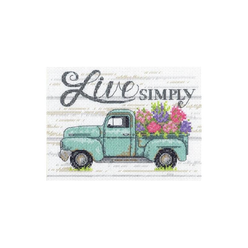 Набір для вишивки хрестиком Dimensions 70-65211 Квіткова вантажівка (43609) Набір для вишивки хрестиком Dimensions 70-65211 Квіткова вантажівка (43609)