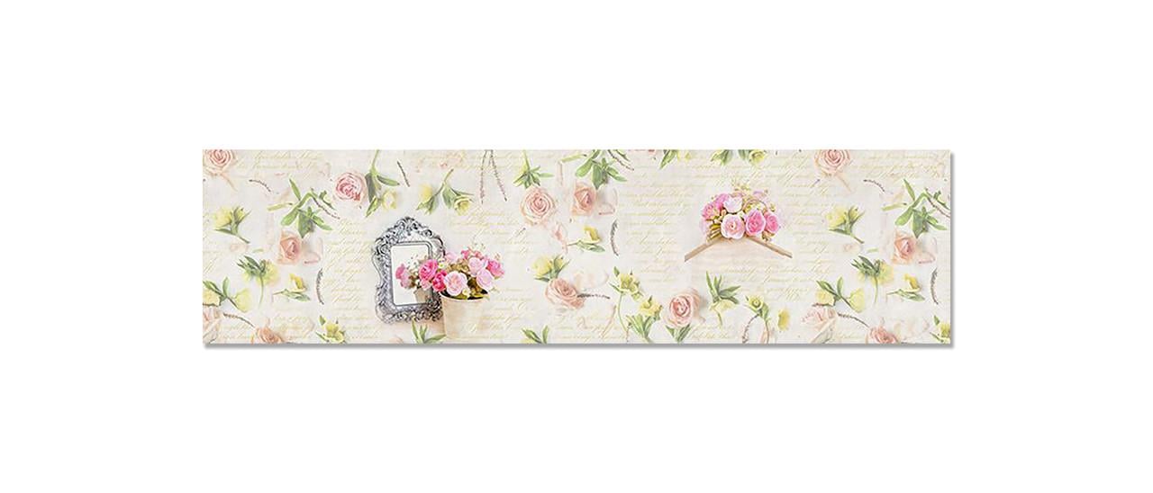 Наліпка вінілова 3D Zatarga Троянди/Лист 650х2500 мм (1274515567)