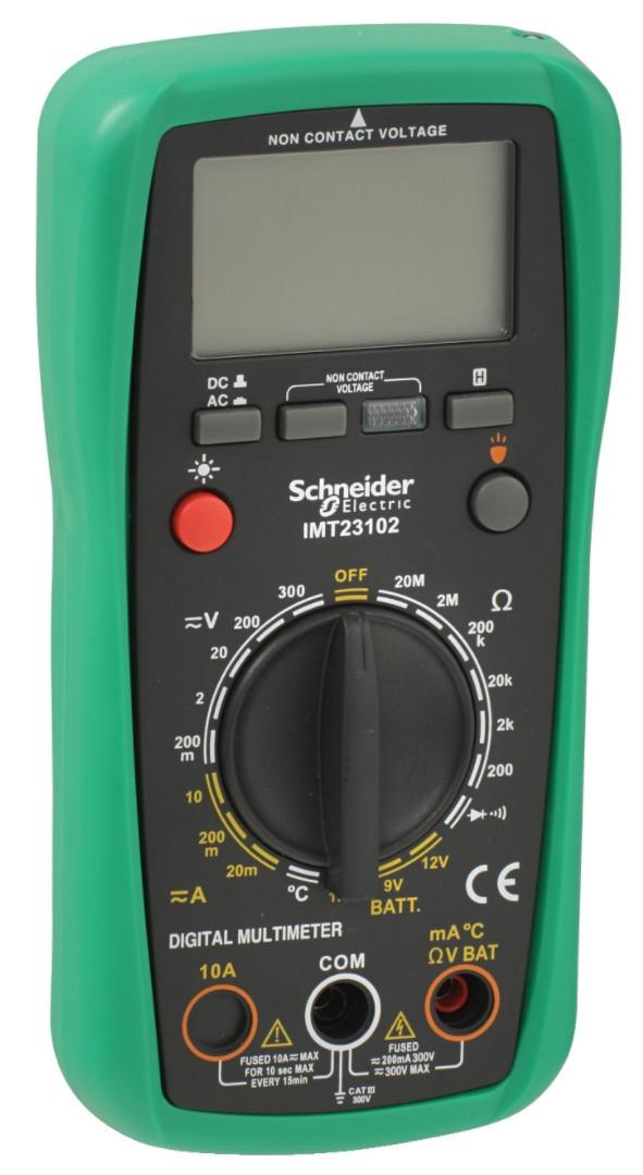 Мультиметр цифровой Schneider Electric 300V АС/DC 165x85x39 мм (IMT23202)