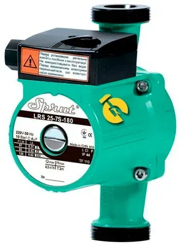Насос циркуляционный Sprut LRS 25/7-180 (4823072204161) Насос циркуляционный Sprut LRS 25/7-180 (4823072204161)