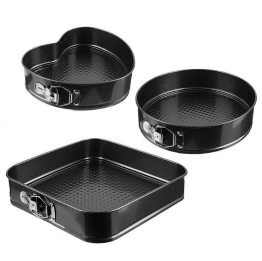 Набор форм для выпечки и десертов Unique металлические разъемные 24/26/28 см 3 шт. (123-1)
