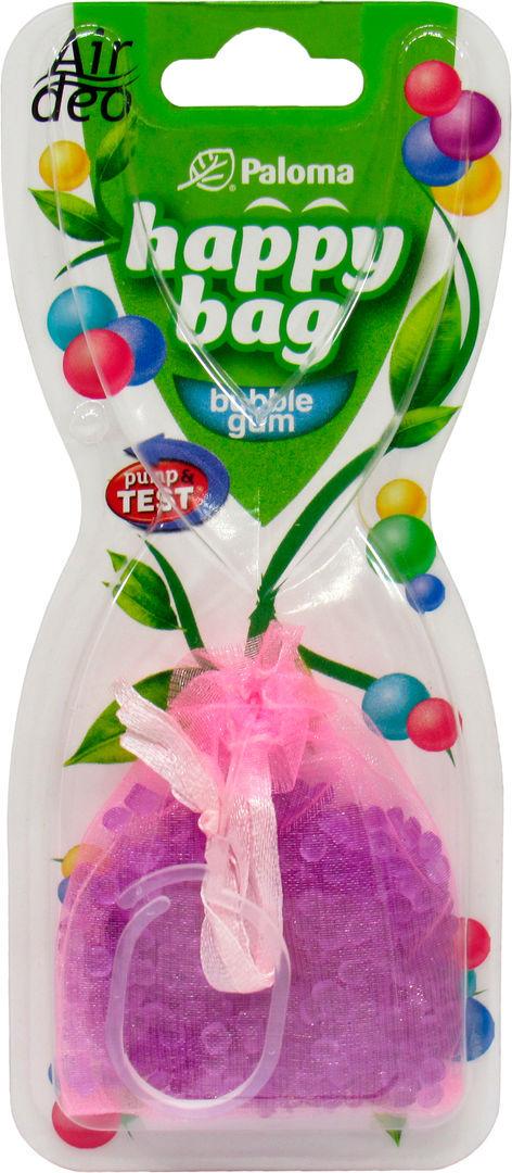Ароматизатор для авто Paloma Happy Bag Bubble Gum на зеркало ароматизированные гранулы (0394320)