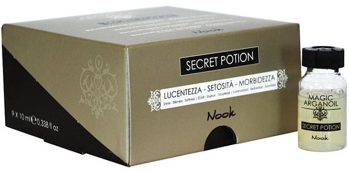 Ампулы реструктурирующие Nook Magic Arganoil Secret Potion 9 шт. 10 мл