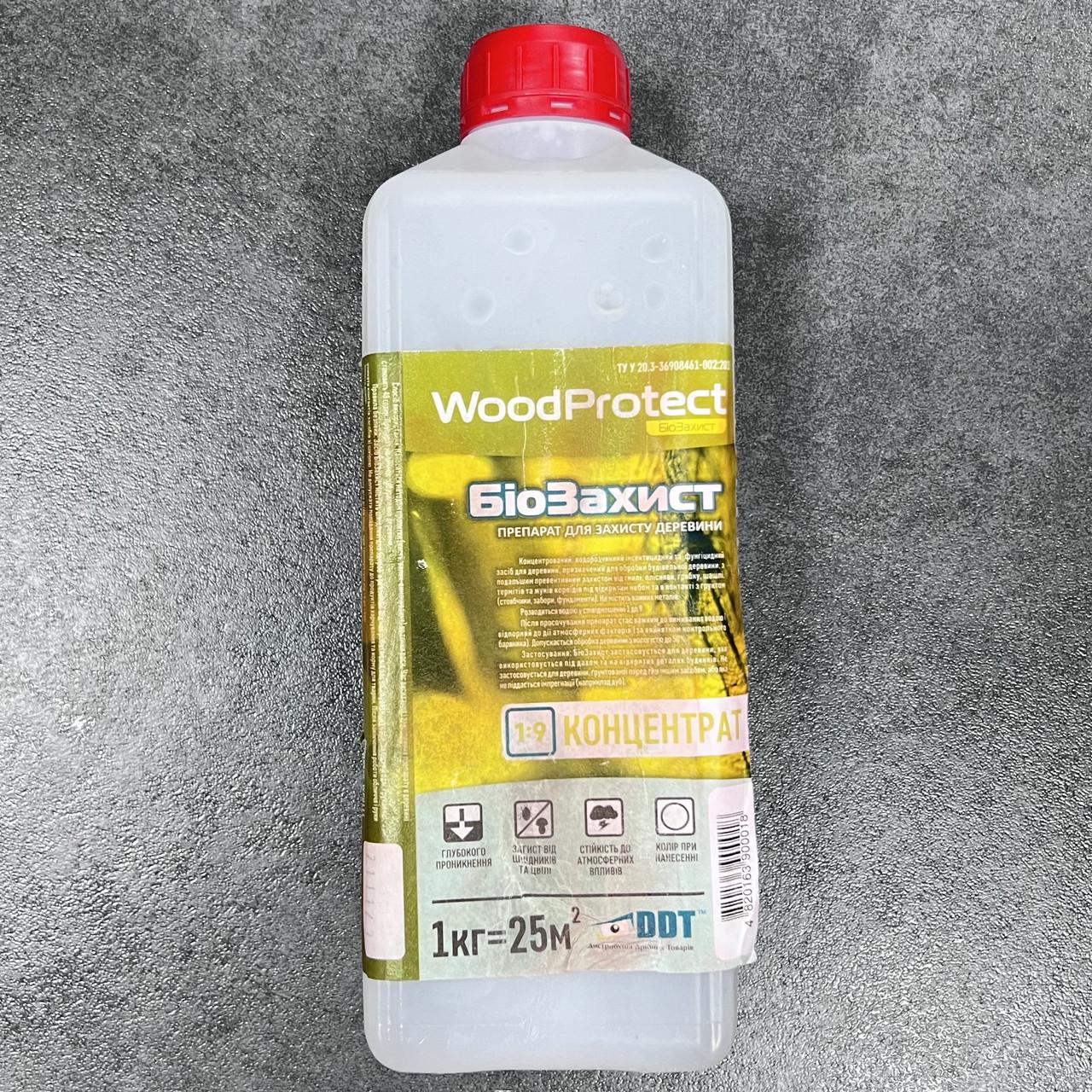 Биозащита концентрат DDT WoodProtect 1 л Прозрачный - фото 3