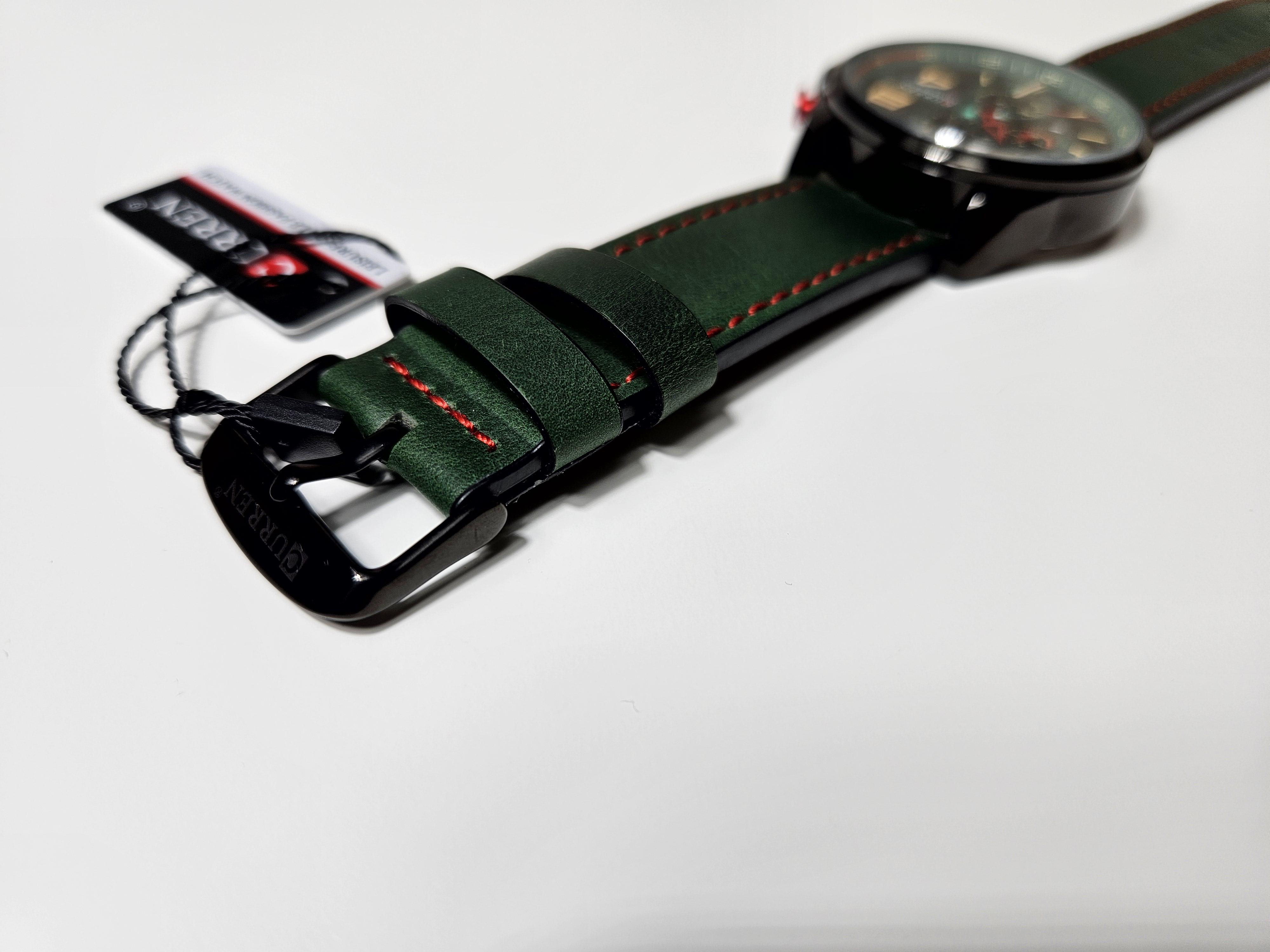 Наручний годинник чоловічий Сurren 8393 Зелений (2300) - фото 4 Наручний годинник чоловічий Сurren 8393 Зелений (2300) - фото 4