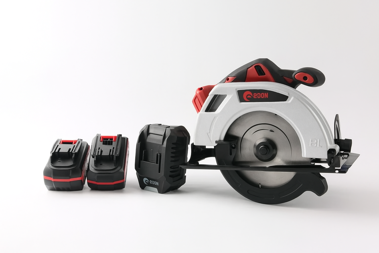 Пила акумуляторна дискова Edon ED OCS-21/180BL диск 165/185 мм 2 акумулятори 21 В 4 Аг (29405021)