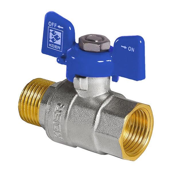 Кран шаровой KOER KR.218.B 3/4" Синий (KR2723)