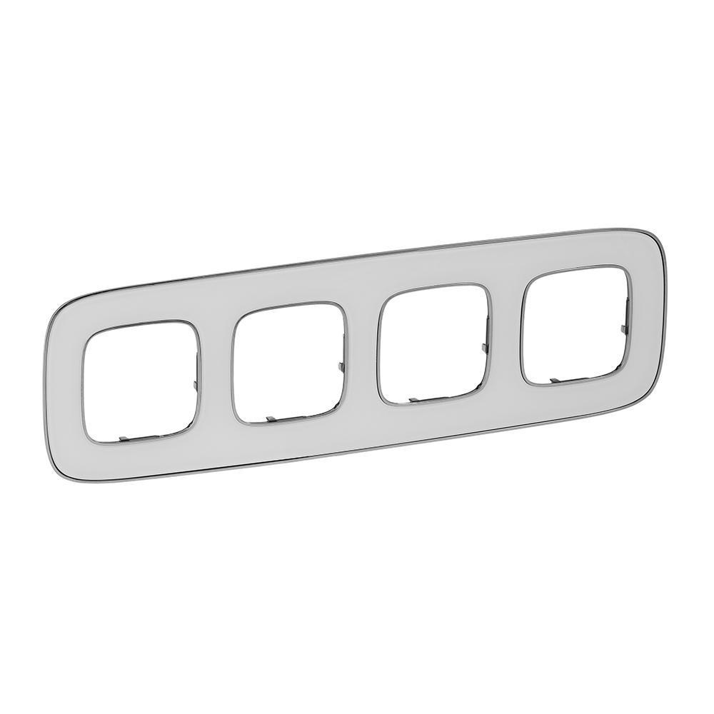 Рамка четырехместная Legrand Valena Allure Зеркальный (754424)