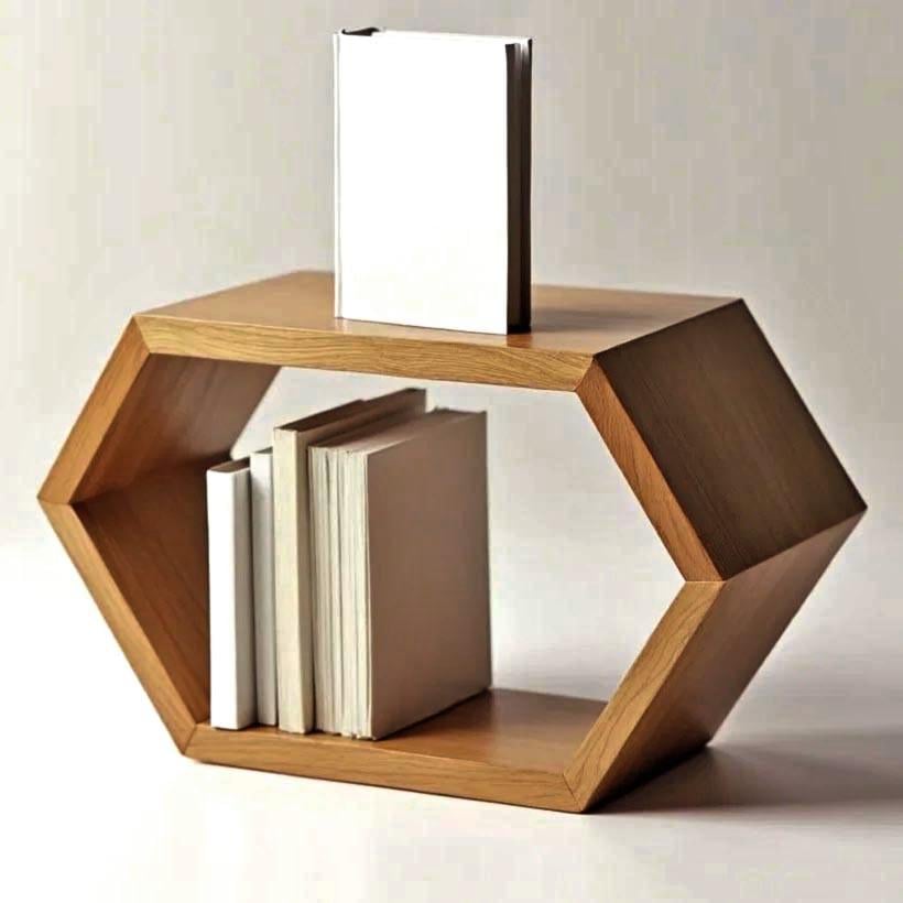 Полиця книжкова настільна з дерева Раоліна Сієна (КПА-002805) Полиця книжкова настільна з дерева Раоліна Сієна (КПА-002805)