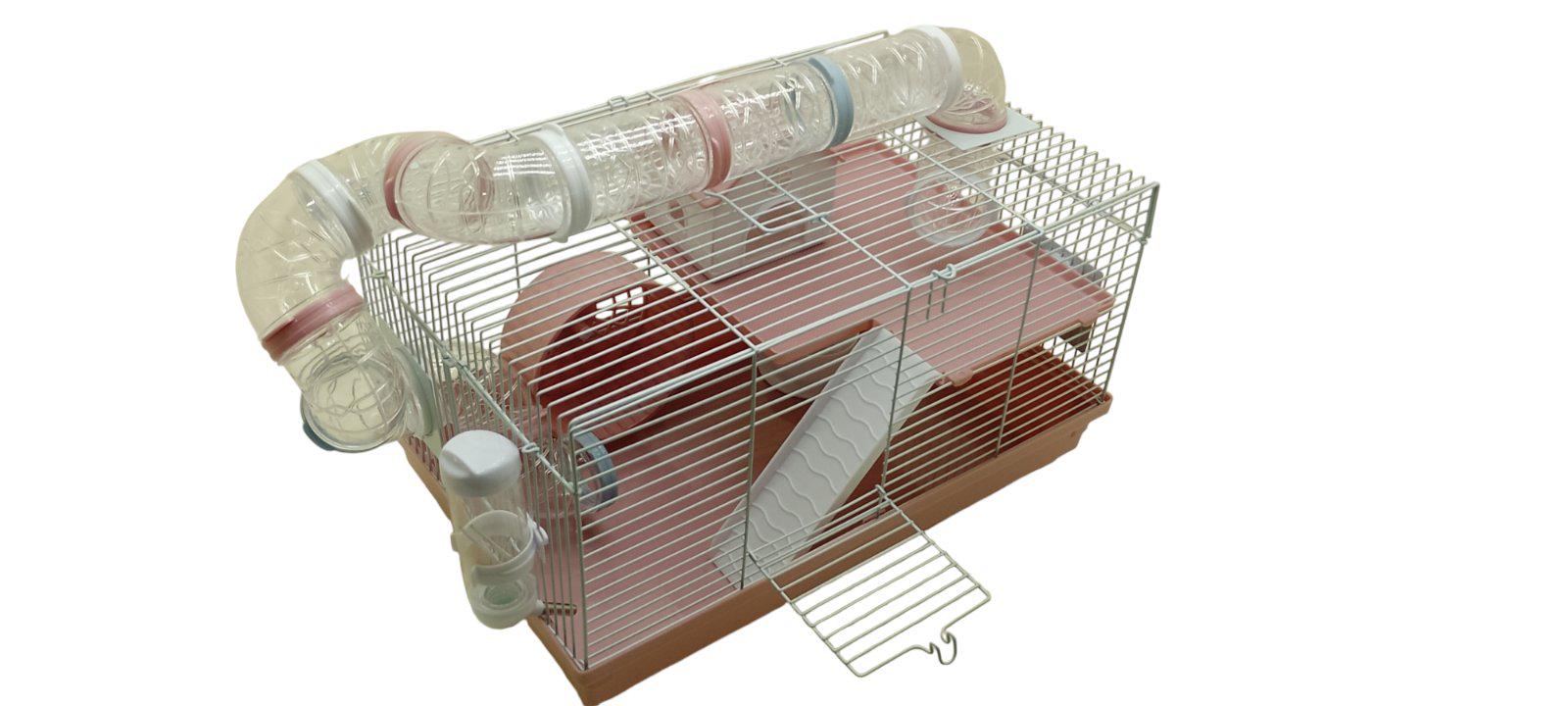 Клітка для гризунів 511В 47x30x27 см Рожевий (29924123) - фото 3 Клітка для гризунів 511В 47x30x27 см Рожевий (29924123) - фото 3