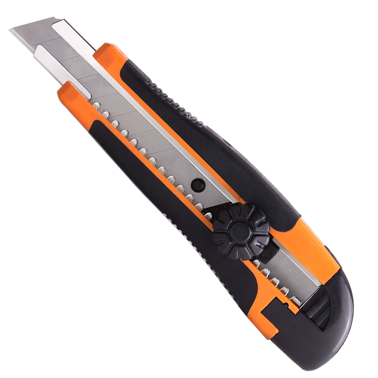 Нож строительный LT-tools с винтовым фиксатором 18 мм (0206)