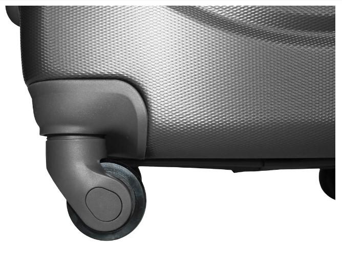 Чемодан пластиковый Fly 310 S на 4 колесах Серый (CEKRBFL310SM4SER) - фото 10