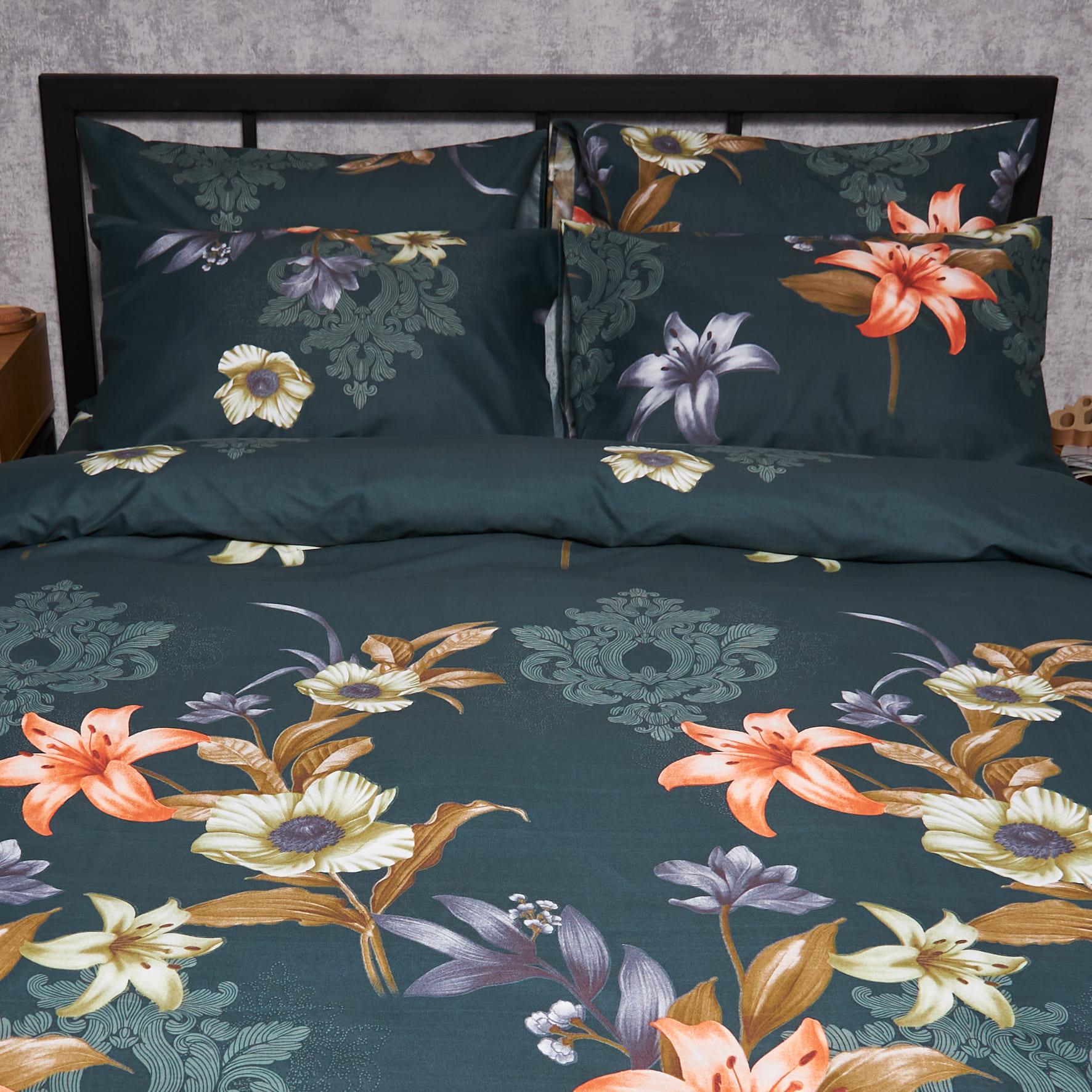 Набор наволочек Moon&Star Premium Floral Nocturne микросатин 70х70 м/2 шт. (MS-840001079)
