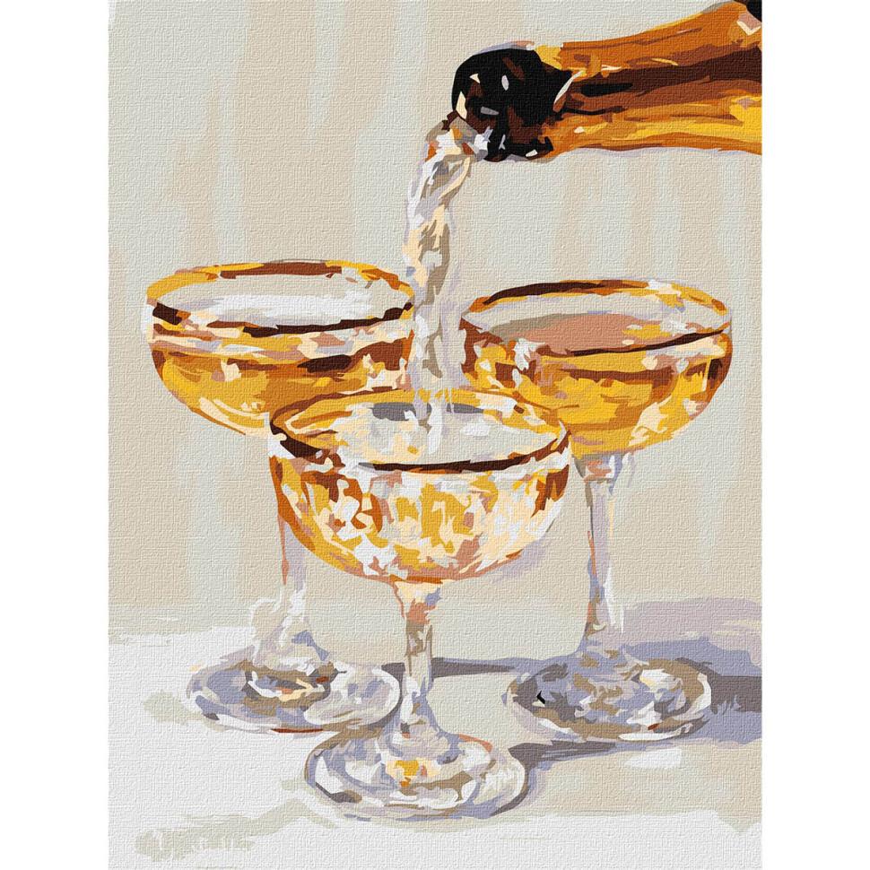 Картина по номерам Ideyka Мгновение для трех с красками металлик 30x40 см (KHO5746)