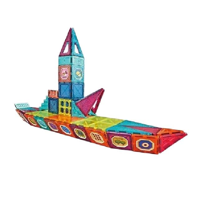 Конструктор магнитный Лодка 110 деталей Multicolor (160359)