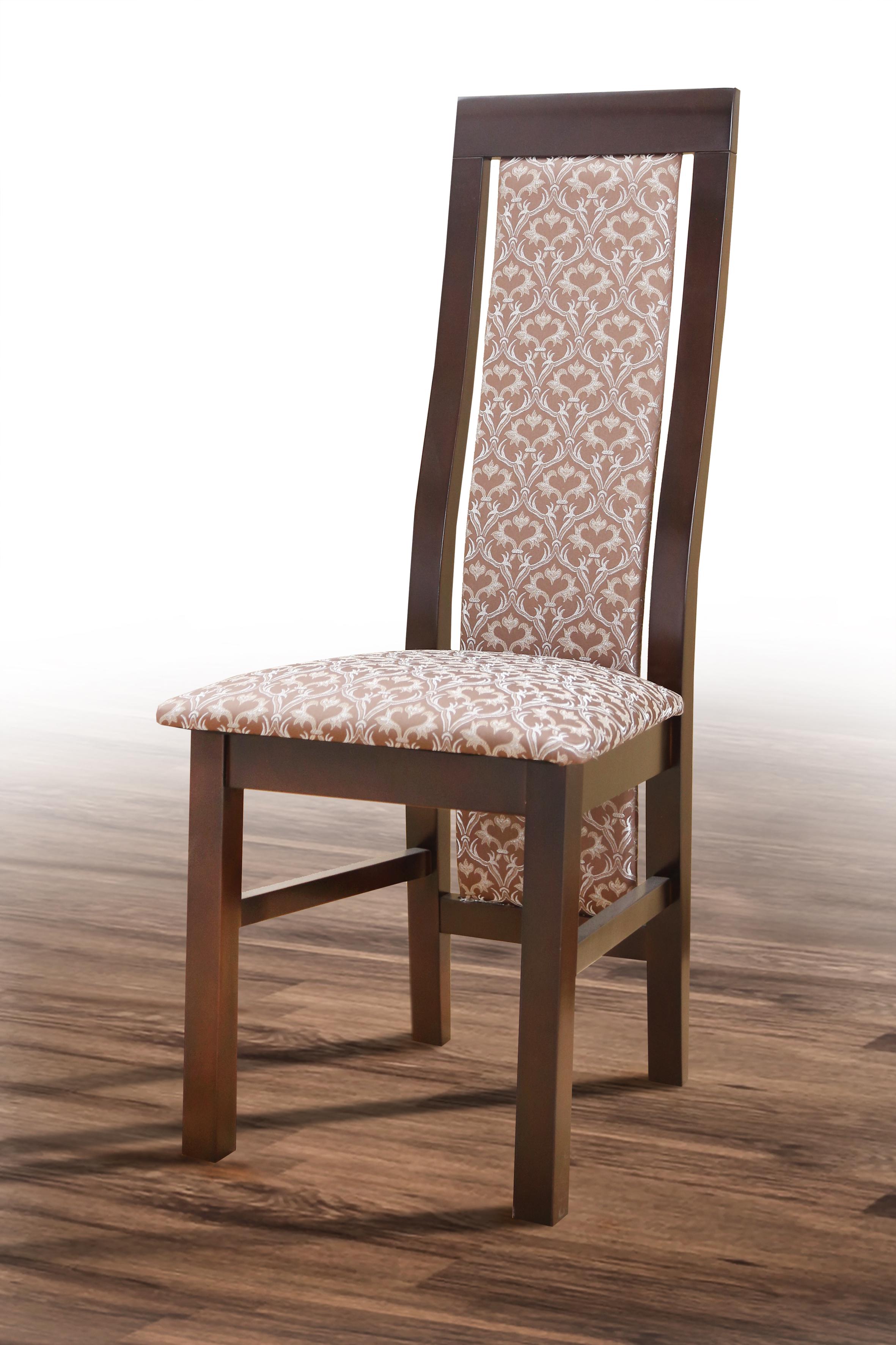 Кухонный стул KATRIN массив бука Темный орех/Коричневый (KTRN-1074445)