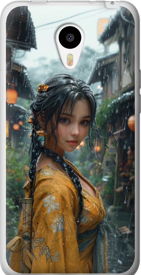 Чехол на Meizu M1/M1 mini Anime-girl (6133u-188-42517)