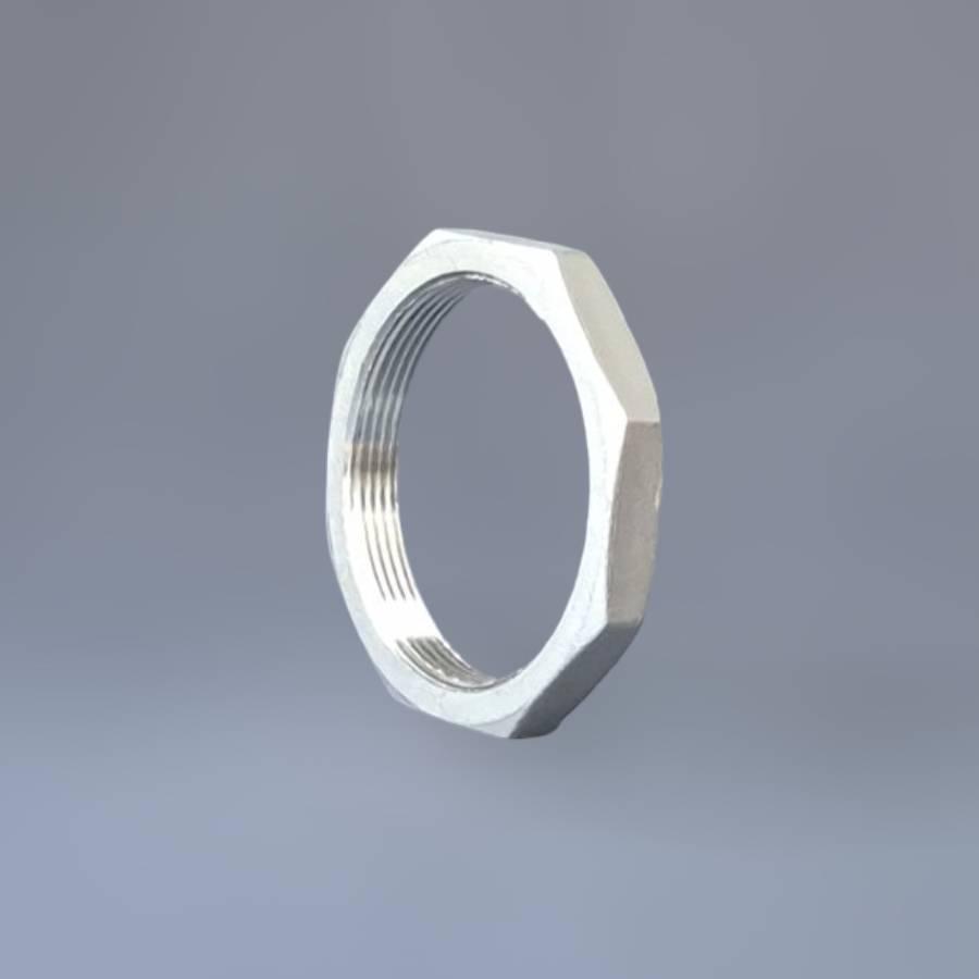 Контргайка муфтовая нержавеющая Ду65 2"1/2 н/ж сталь AISI304 резьба BSPP G2.5" Class 150 (PN20) - фото 11 Контргайка муфтовая нержавеющая Ду65 2"1/2 н/ж сталь AISI304 резьба BSPP G2.5" Class 150 (PN20) - фото 11