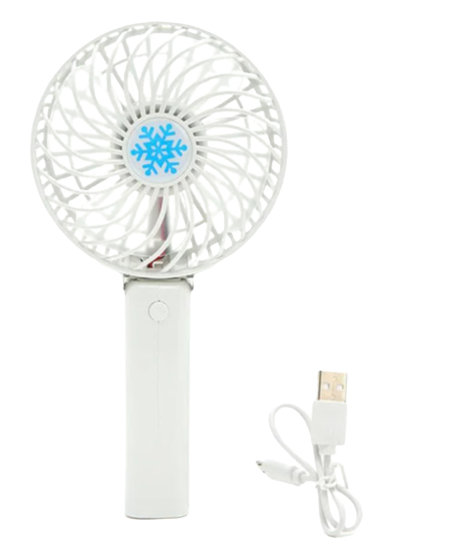 Мини-вентилятор Handy mini fan 18650 трансформер с аккумулятором White (512906)