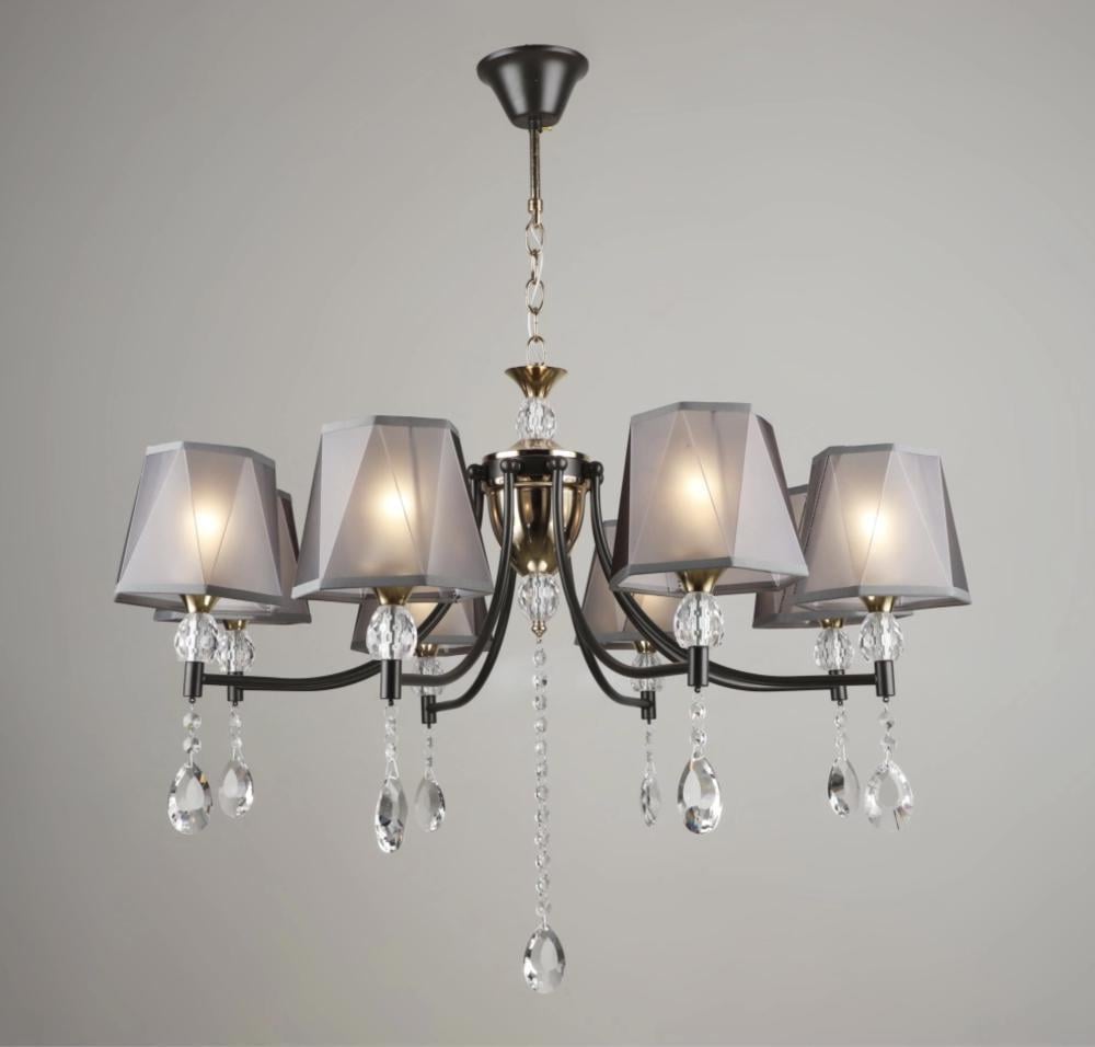 Люстра классическая Sirius B NH5752/8 COFFEE+FGD для гостиной (00000139679)