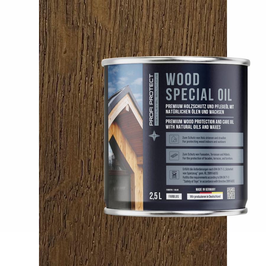 Масло для террасной доски ProfiProtect Wood Special Oil с воском 2,5 л Russet eiche (24647625) - фото 1