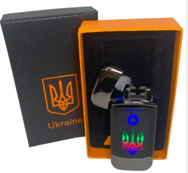 Зажигалка дуговая электроимпульсная зажигалка с USB-зарядкой Украина Lighter с зарядкой Черный (HL-439) Зажигалка дуговая электроимпульсная зажигалка с USB-зарядкой Украина Lighter с зарядкой Черный (HL-439)