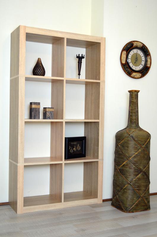 Шафа у вітальню Inteo Мікс 2х4 1500х792х290 мм товщина корпусу 50 мм Дуб сонома