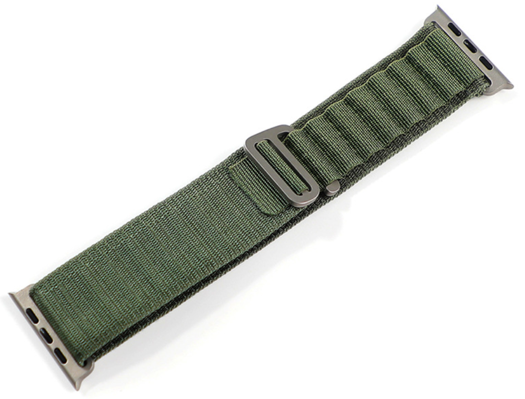 Ремешок DK для Apple Watch 42 мм Series 1/2/3 Polyester Alpine Loop Green (015586) - фото 6