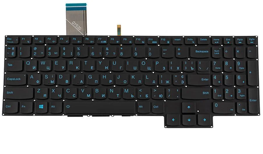 Клавиатура для ноутбука Lenovo Legion 5-17ARH05H Черный (183445)