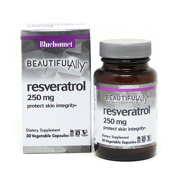 Ресвератрол Bluebonnet Nutrition Resveratrol 250 мг 30 Veg Caps (BLB0876)