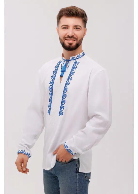 Вышиванка мужская р. 56 Белый (359) - фото 4 Вышиванка мужская р. 56 Белый (359) - фото 4